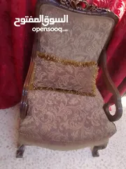  4 طقم كنب خشب زان تفصيل مرتب قابل للتفاوض بشئ بسيط