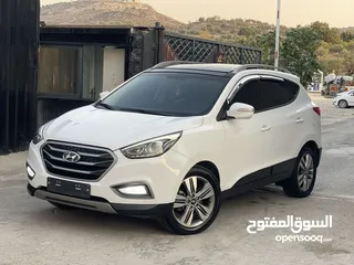  3 هونداي توسان 2015/14 فل الفل بحالة الوكالة