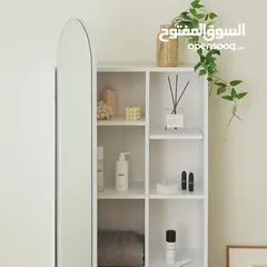  3 خزانة 4 رفوف مع دفة مرايا