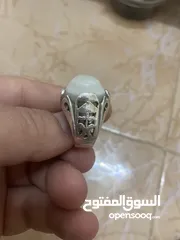  1 خاتم حجر عقيق اصلي