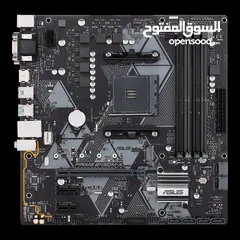  1 معالج r9 3900x 12 core. 24 thr + b450 m asus 4سلوتات. رامً يجي  ابيعهن سوه 350 قفل