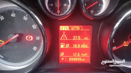  4 أوبل أسترا 2015 أوتاماتيك ماتور 1400 سي سي تيربو فتحة بالسقف لون أزرق