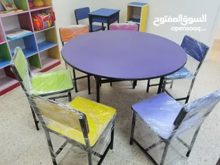  11 تفصيل طاولات وكراسي رياض اطفال وجميع أصناف الاثاث المدرسي