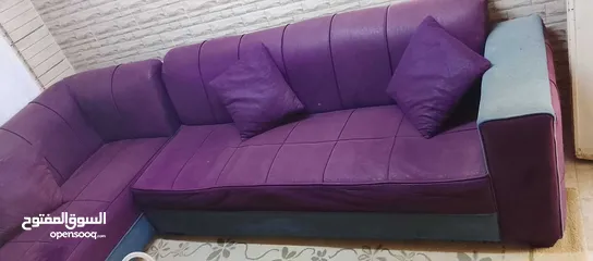 1 طقم كنب مستعمل للبيع بسعر مغري