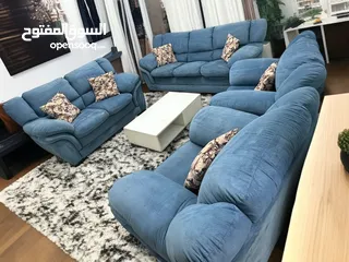  15 طقم كنب دب امريكي الاصلي فاخر فخم  +طقم دب وريكلاينر فخم  جدا وكالة للبيع بسعر رائع  التوصيل مجاني