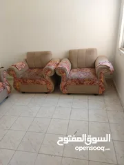  1 طقم كنب مستعمل بحالة جيدة