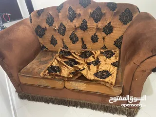  2 sofa for free with 2 cushions. bin mahmoud