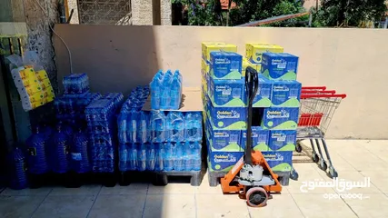  2 محل سوبر ماركت و عروض للبيع (خلو) في طبربور بابين مساحة 120متر 70 متر داخلي و 50 متر ساحة خارجية