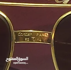  6 نظاره كارتير فرنسيه  اصليه Cartier Original حجم 62 بحاله ممتازه من النوادر..