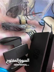  2 يتوفر Nintendo switch متحدث لاخر اصدار مع الملحقات من جوستك وشاحنة+رام تخزين32غ ولعبة ماريو