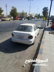  6 هيونداي اكسنت 1996 لون ابيض