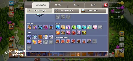  2 حساب كلاش أوف كلانس تاون 15