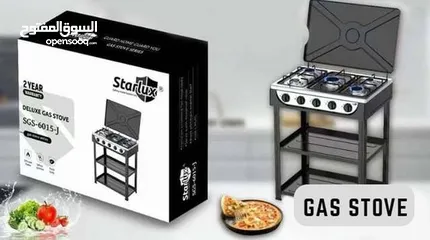  1 غاز 5 شعلات مع قاعدة Starlux