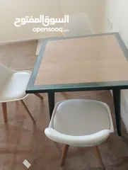  1 طاوله و3كراسي