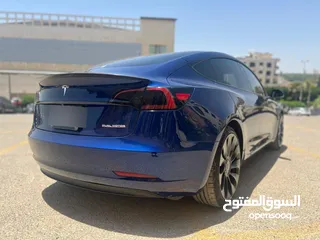  8 تيسلا موديل 3 لونج رينج بيرفورمنس Tesla Model 3 long range Performance