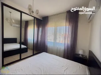  22 شقة مفروشة ثلاث غرف للايجار في الدوار الخامس furnished three bedroom apartment for rent 5th circle