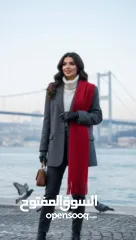  5 سكارف احمر مثالي لايام الشتاء