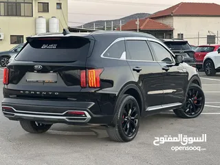  16 كايا سورينتو /2020 فل الفل  فتحة سقف بانوراما  2x4 ///200Hp  ديزل  2200cc  فل الفل مسكر بلاك