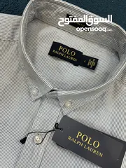  4 قميص Polo Ralph Lauren الاصلي  ‏size L - slim fit  Made in India