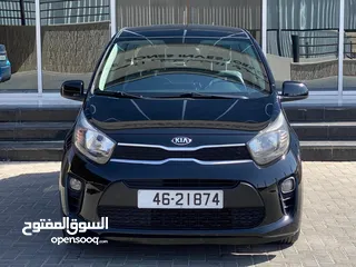 12 كيا بيكانتو 2020  استخدام شخصي لم تعمل سياحي او تطبيقات نهائي ماتور 12500ccفحص كامل لون اسود