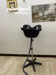  2 كرسي لغسل الشعر لصالون حلاقه جديد غير مستعمل للبيع