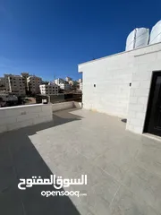  18 ثالث مع روف 195 متر مع ترس خارجي في البنيات بتشطيب فخم