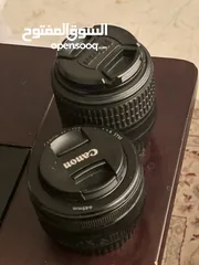  2 2 lenses (canon and Nikon)