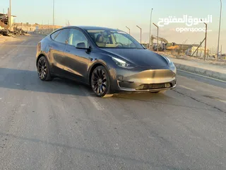  28 Tesla Y Performance 2021 صنف رياضي فحص كامل