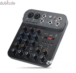  1 Affordable Audio Mixer Bluetooth USB Sound Mixing Console Amplifier