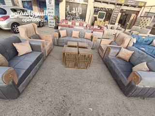  1 طقم كنب 7 مقاعد حلقات السوبر