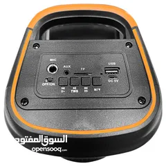  4 سماعات سبيكرز وايرلس مضيئة Speakers ABS-2402 USB Bluetooth RGB