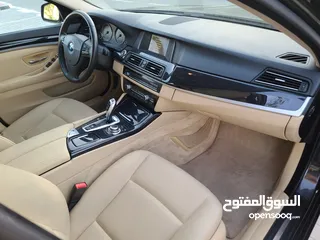  9 BMW 5 Series 2015, GCC Specs, Top Option, Single Owner, Accident free