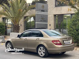  9 مرسيدس c200 2008  فل مع الفتحه     اضافات مميزه فتحه/برادي كهرباء/حساس