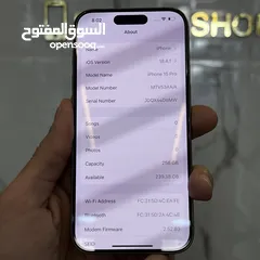 6 iPhone 15 Pro 256G / شرق أوسط