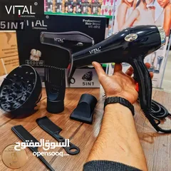  1 سشوار ماركة vital  ا لإيطالية 6000 واط 5 في 1