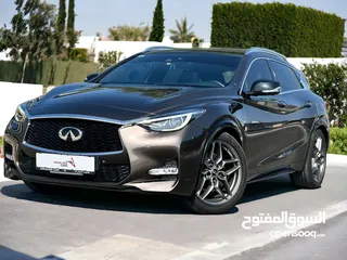  1 AED 720 PM  INFINITI Q30 2.0TC SPORT   GCC  0% DOWNPAYMENT  MINT CONDITION