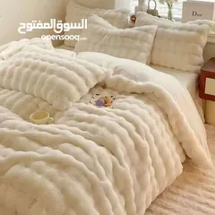  5 شرشف تخت مجوّز فرو – نعومة وفخامة بدفء ولا أروع! الشتاء عالابواب ولازمنا ألوان حلوة ودافئة