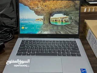  2 لابتوب ديل لاتيتيود جيل 11 معالج core i7 شاشة لمس لون سلفر مميز بصمة للوجه  Ram 16 - SSD 512
