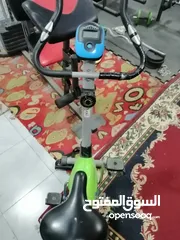  2 اجهزه رياضيه : جهاز ركض  +جهاز بايسكل + جهاز حديد