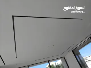  22 ديكورات جبس بورد ودهان وبديل خشب ورخام وشي بورد وكهربا