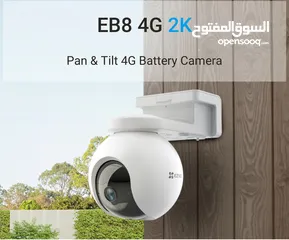  1 كاميرا بطارية تعمل بشريحة الهاتف Ezviz EB8