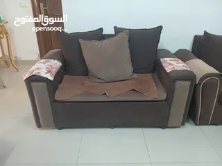  4 طقم  كنب كامل حرف L + مفردة وثنائية