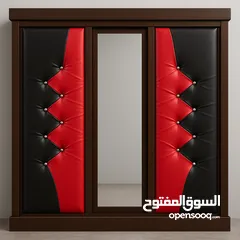  1 خزانة خشب لاتية ظرف سحاب استعمال مع كوميدنات عدد 2 .