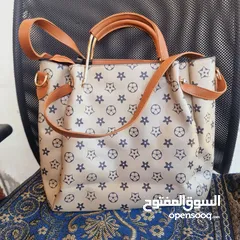  4 شنطة كتف اخضر زيتي