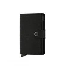  1 Secrid Miniwallet Crisple Black محفظة