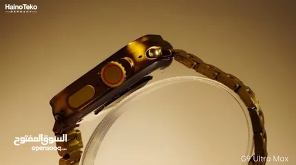  4 ساعات ابل ألترا مطلي بالذهب G9 Ultra Pro