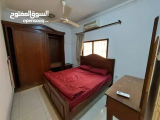  8 بدون عمولات - شقة مفروشة للإيجار الشهري في المحدود الغربي طابق ارضي مقابل ايله الرئيسي