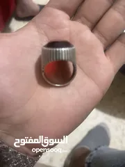  2 خاتم فضه مختوم ثقيل