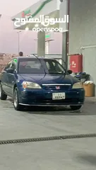  2 هوندا سيفيك 2001 لون كحلي للبيع