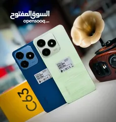  2 جهاز جديد بالكرتونة Relmi C63 رام 12 جيجا 128 مكفول سنة ونص متوفر توصيل